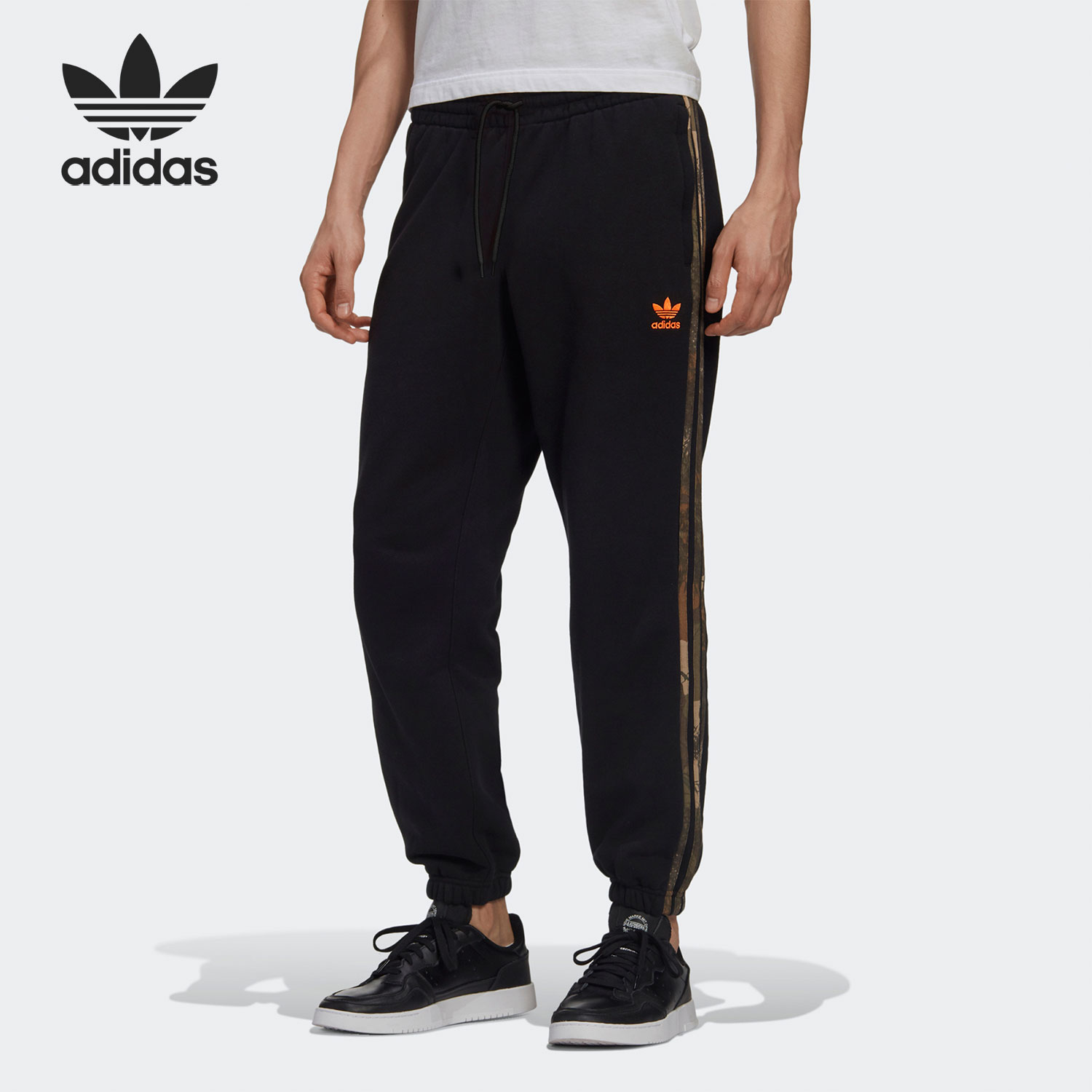 Adidas/阿迪达斯正品三叶草 CAMO SWEATPANT 男子运动裤 GD5948