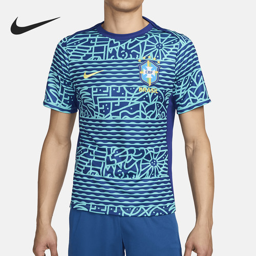 Nike/耐克正品新款 Dri-FIT男士透气短袖足球上衣FJ2723-445