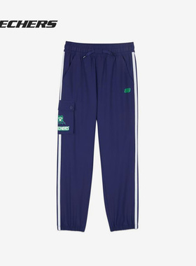 Skechers/斯凯奇正品春季新款儿童卡通休闲运动长裤L221B131