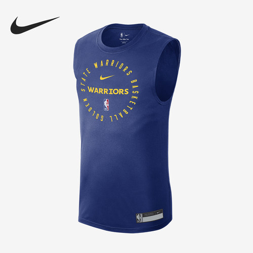 Nike/耐克正品Dri-FIT NBA男士透气训练无袖短袖HF1870-495