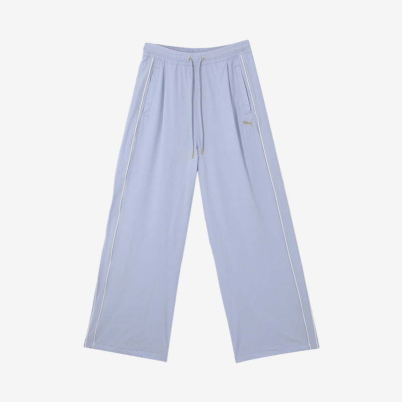 Puma/彪马正品2024秋冬新款女士运动休闲刺梭织长裤631423-47