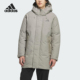 防风保暖宽松派克羽绒服KC2513 2025男士 Adidas 阿迪达斯正品