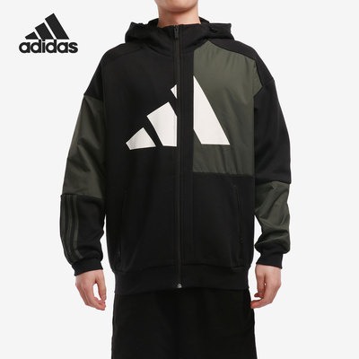 adidas休闲运动fm9408夹克外套