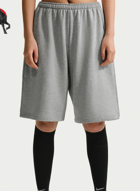 Nike/耐克正品Sportswear女士柔软宽松休闲针织短裤IR1647-063