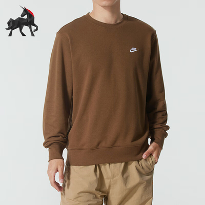 Nike/耐克正品2026新款男士休闲运动舒适卫衣套头衫FN3889-235