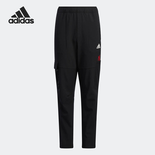阿迪达斯正品 休闲长裤 冬季 儿童运动工装 HZ0221 新款 Adidas