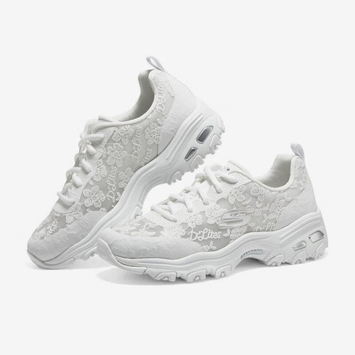 Skechers/斯凯奇正品D'Lites新款网面透气女子运动熊猫休闲鞋
