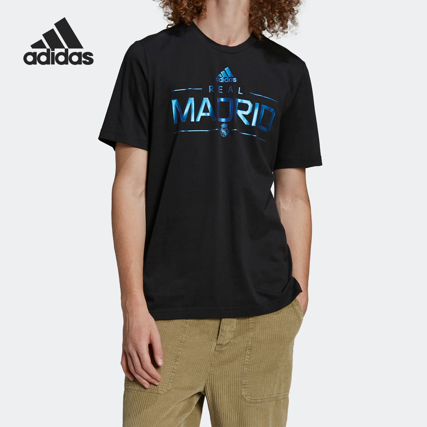 Adidas/阿迪达斯男子足球短袖