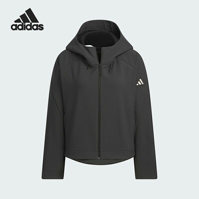Adidas/阿迪达斯正品秋冬新款女士保暖梭织短款外套JM4318