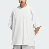 阿迪达斯正品 拼接宽松经典 FOS Adidas SHIRT男士 耐穿短袖 KB4621