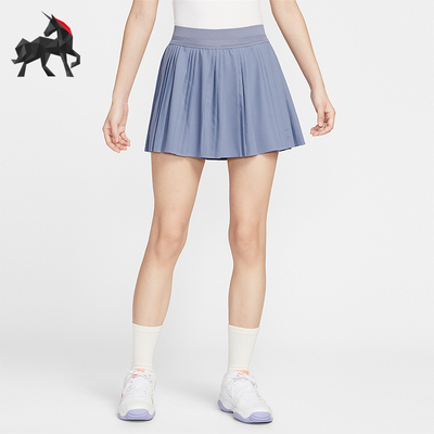 Nike/耐克正品Dri-FIT女士轻盈网球褶裥运动梭织短裙FZ6513-499
