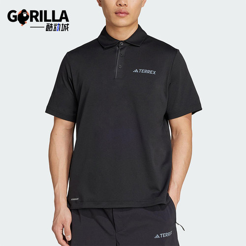 Adidas/阿迪达斯正品2025新款男士经典时尚户外短袖POLO衫JI8331