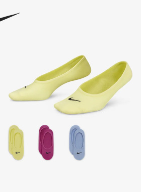 Nike/耐克官方正品夏季男女运动浅口短筒船袜三双装SX4863-960