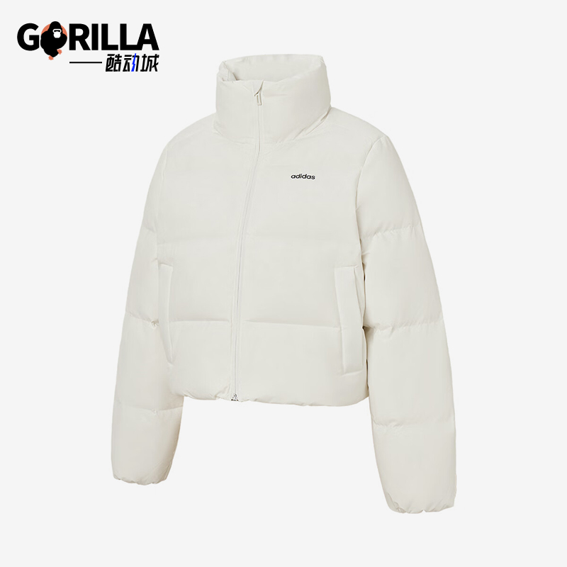 Adidas/阿迪达斯正品W WJ PUFF DOWN女士保暖立领羽绒服JW1684