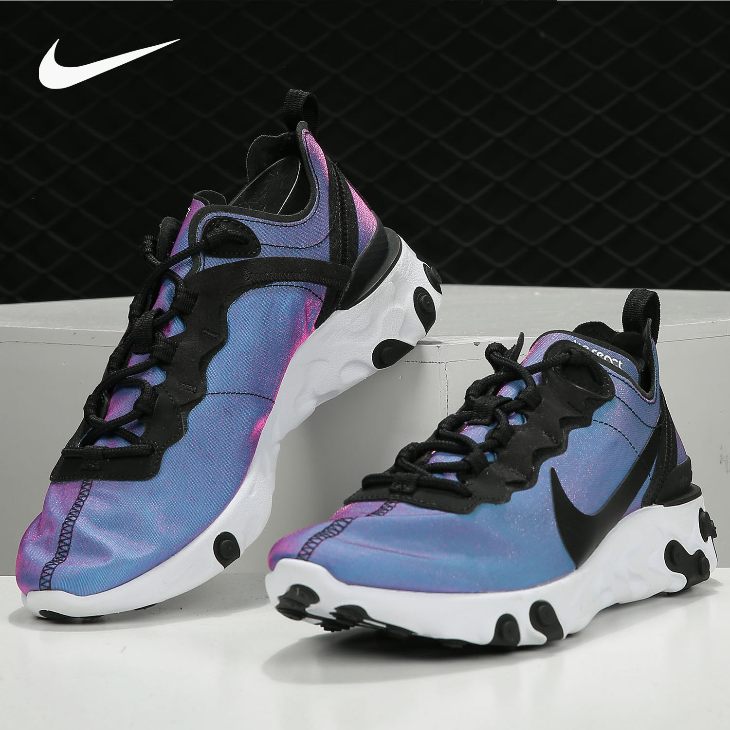 Nike/耐克官方正品React Element 55 男女轻便缓震运动鞋 BQ9241 运动鞋new 运动休闲鞋 原图主图