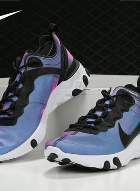 Nike/耐克官方正品React Element 55 男女轻便缓震运动鞋 BQ9241