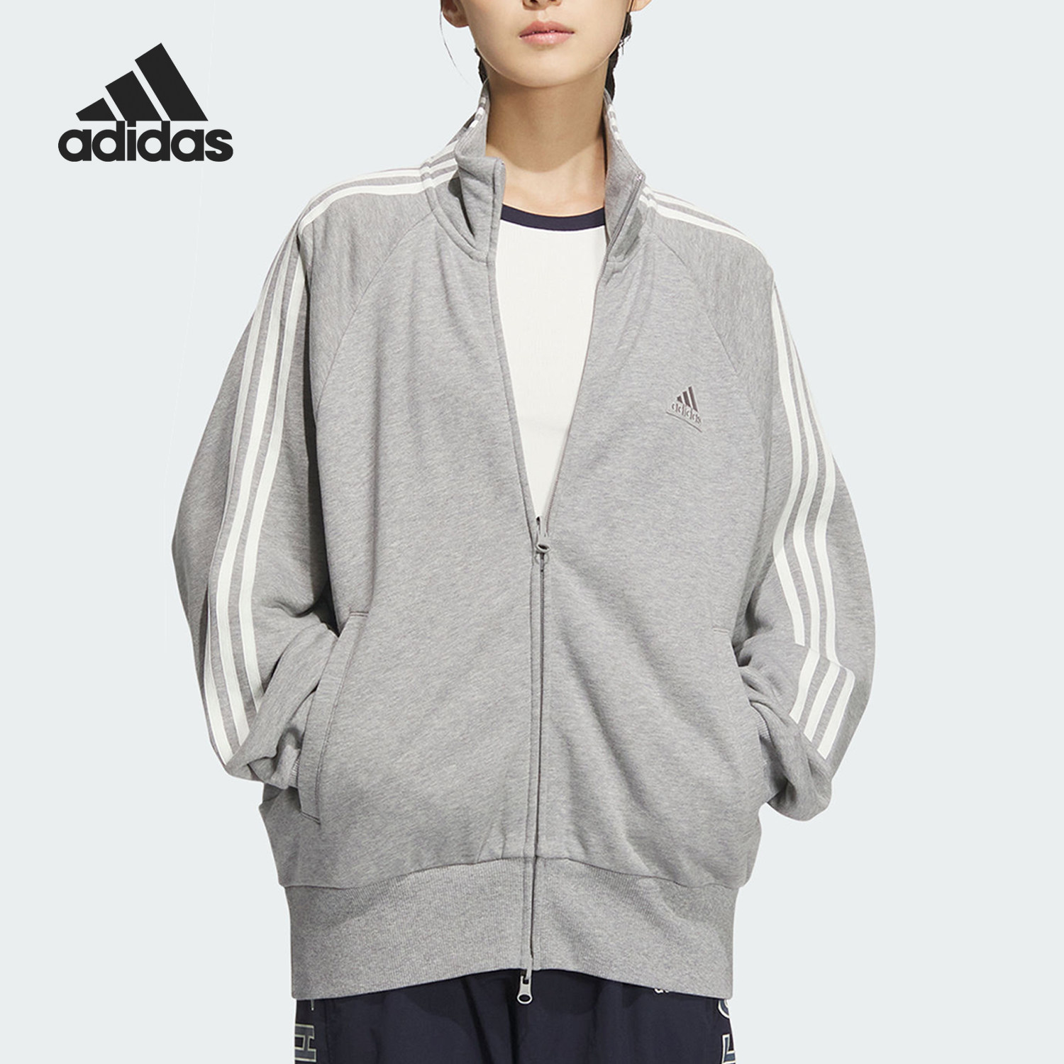 阿迪达斯男女运动休闲外套