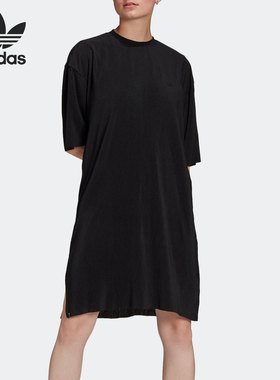Adidas/阿迪达斯官方正品当季新款三叶草女子运动连衣裙HF7549
