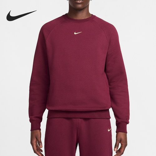 Nike/耐克正品2025冬季男士圆领柔软针织运动卫衣FN8160-638