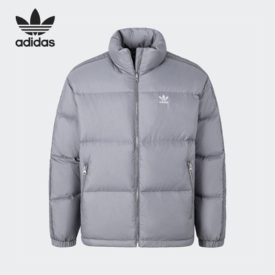 Adidas/阿迪达斯正品三叶草男女户外立领短款羽绒服JW1368