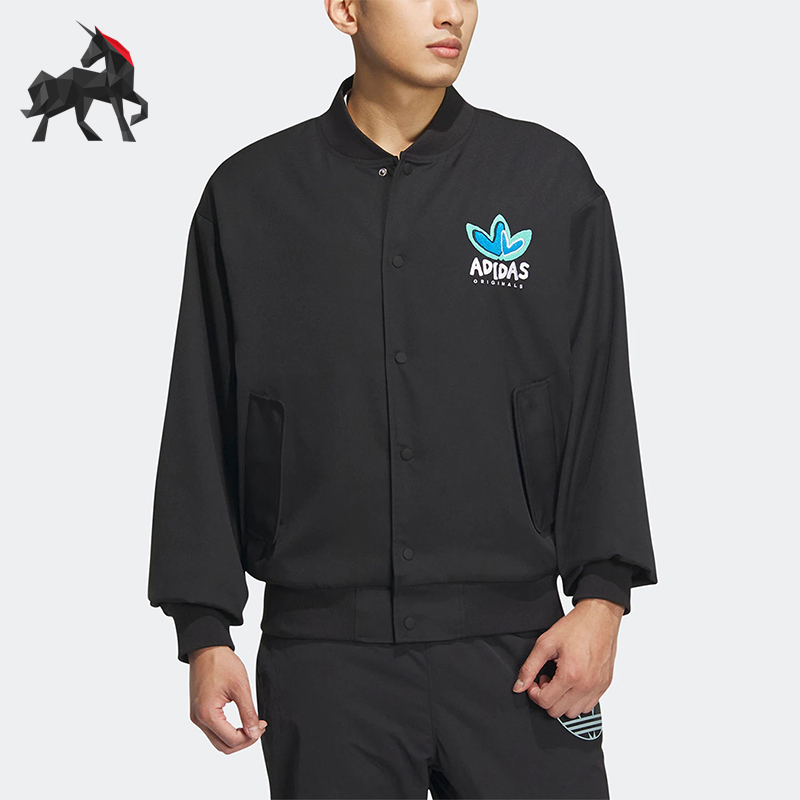 阿迪达斯男女宽松夹克外套