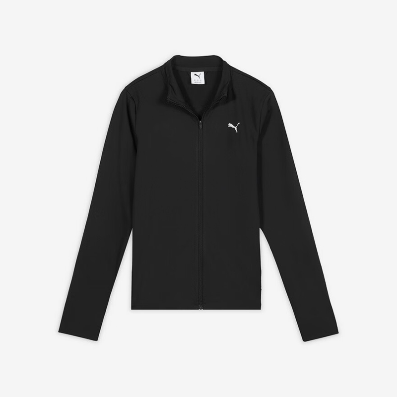 Puma/彪马正品2025秋季款女士跑步运动休闲针织透气外套689515-01