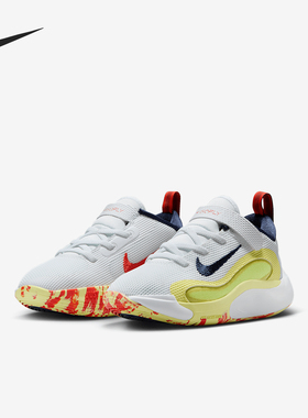 Nike/耐克正品2025 IsoFly儿童魔术贴透气经典休闲鞋HJ3867-100