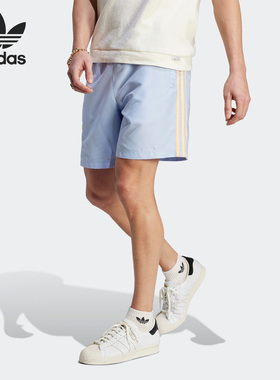 Adidas/阿迪达斯官方正品三叶草男子舒适透气运动休闲短裤 IT8186