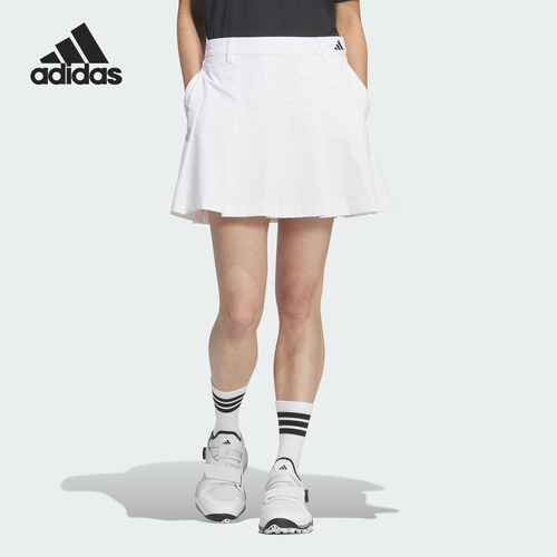 Adidas/阿迪达斯正品夏季女士高尔夫梭织运动百褶短裙KA1795