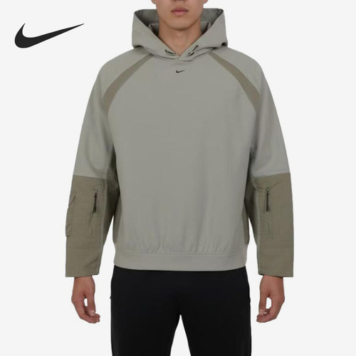 Nike/耐克正品Dri-FIT套头插肩袖卫衣新款经典连帽卫衣IF1342-304