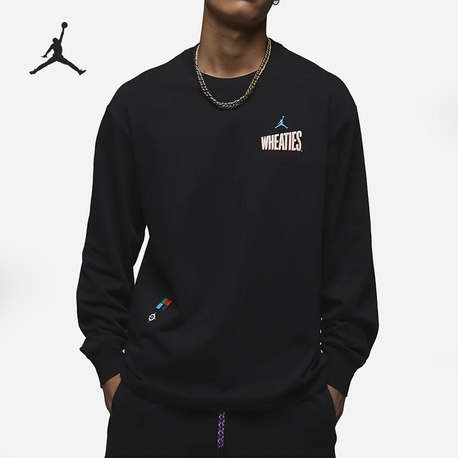 Nike/耐克正品ordan Flight 印花男子运动套头长袖DV8429-010