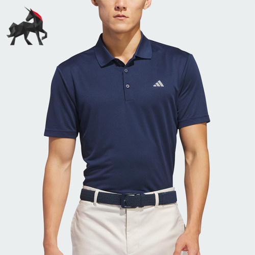 Adidas/阿迪达斯正品夏季男士经典商务休闲翻领透气POLO衫IU4447