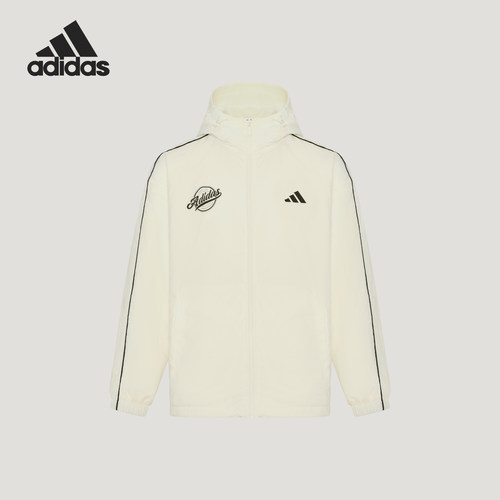 Adidas阿迪达斯正品FLEECE WOVEN男女拒水拉链夹克LJ7273
