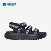 斯凯奇正品 防滑运动新款 女士轻质时尚 Skechers 厚底耐磨休闲凉鞋