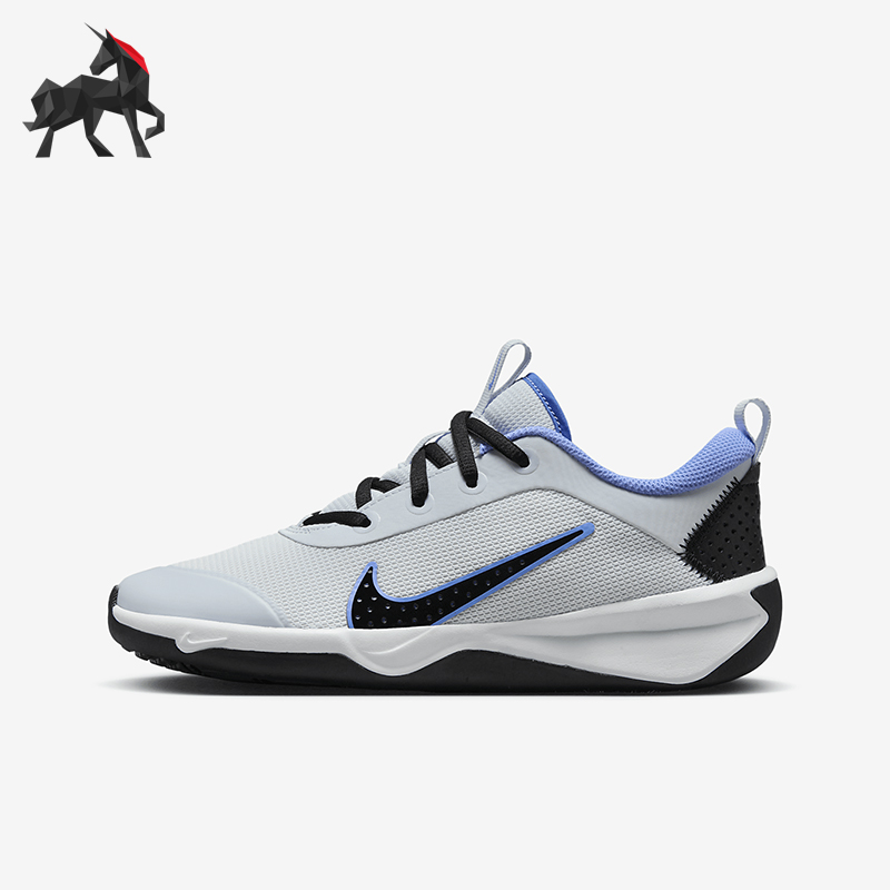 耐克大童耐磨网面缓震透气运动鞋
