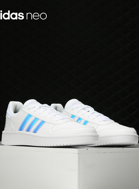 Adidas/阿迪达斯官方正品NEO男女经典皮革运动休闲板鞋 EH3412