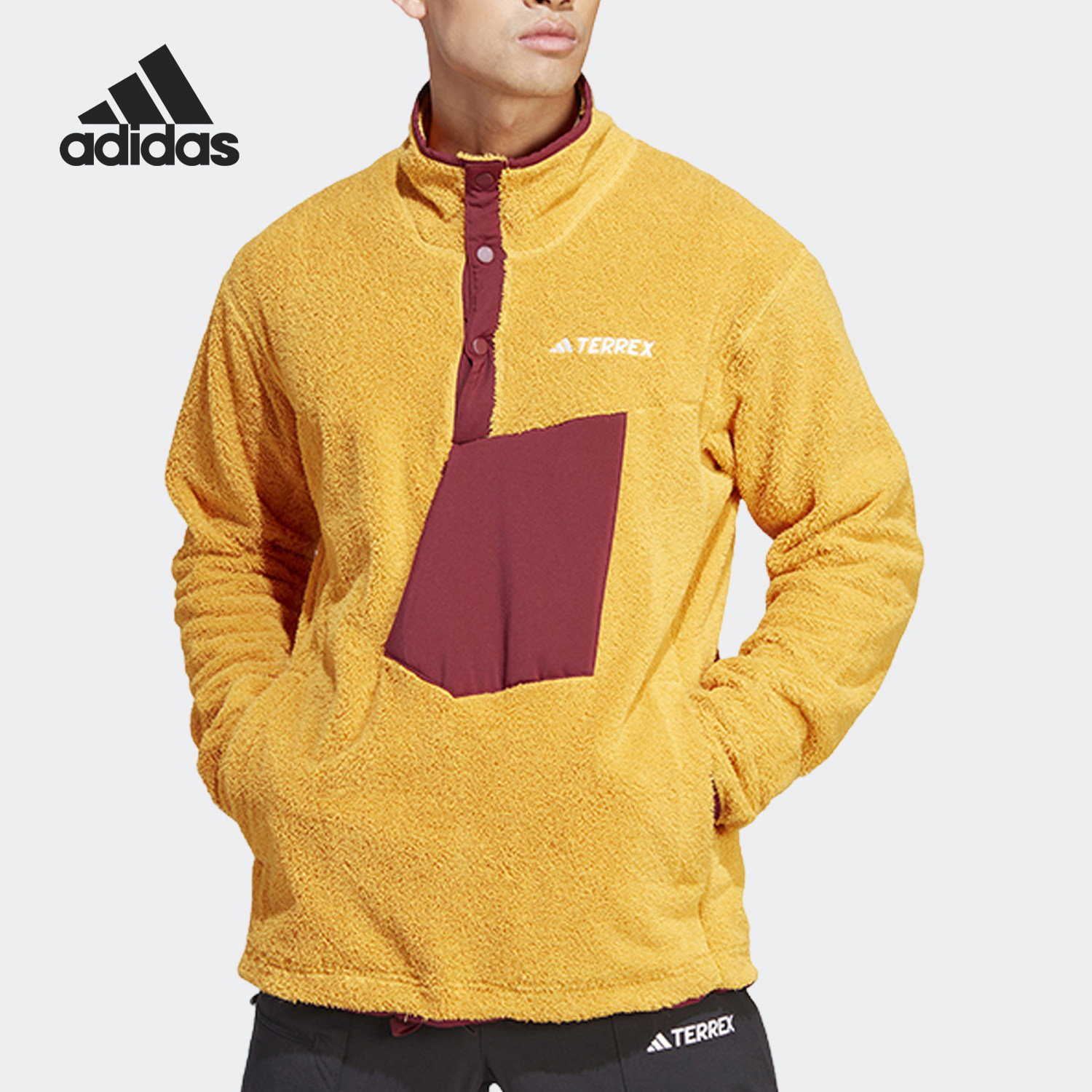 Adidas/阿迪达斯男子保暖套头衫
