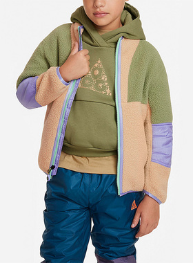 Nike/耐克正品ACG THERMA FIT大童户外保暖摇粒绒外套 DQ8734-334