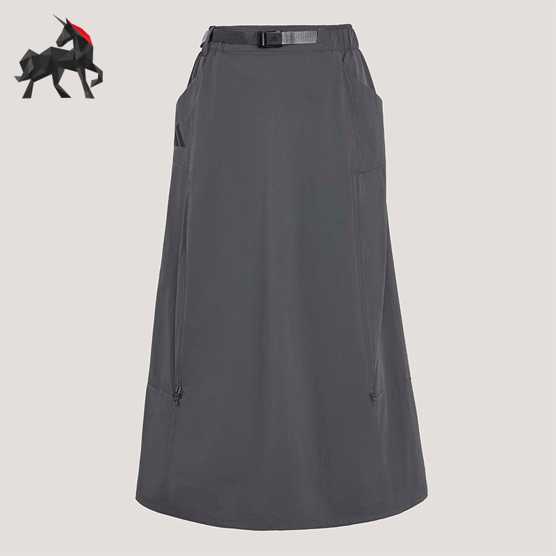Adidas/阿迪达斯正品XPLORIC SKIRT女士运动户外凉感半身裙KD4418图片