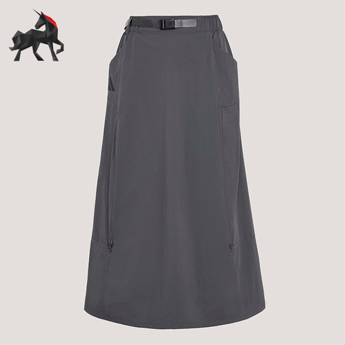 Adidas/阿迪达斯正品XPLORIC SKIRT女士运动户外凉感半身裙KD4418