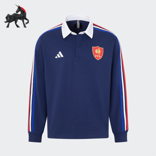 Adidas/阿迪达斯正品2026春季款男士日常套头翻领运动卫衣JP0364
