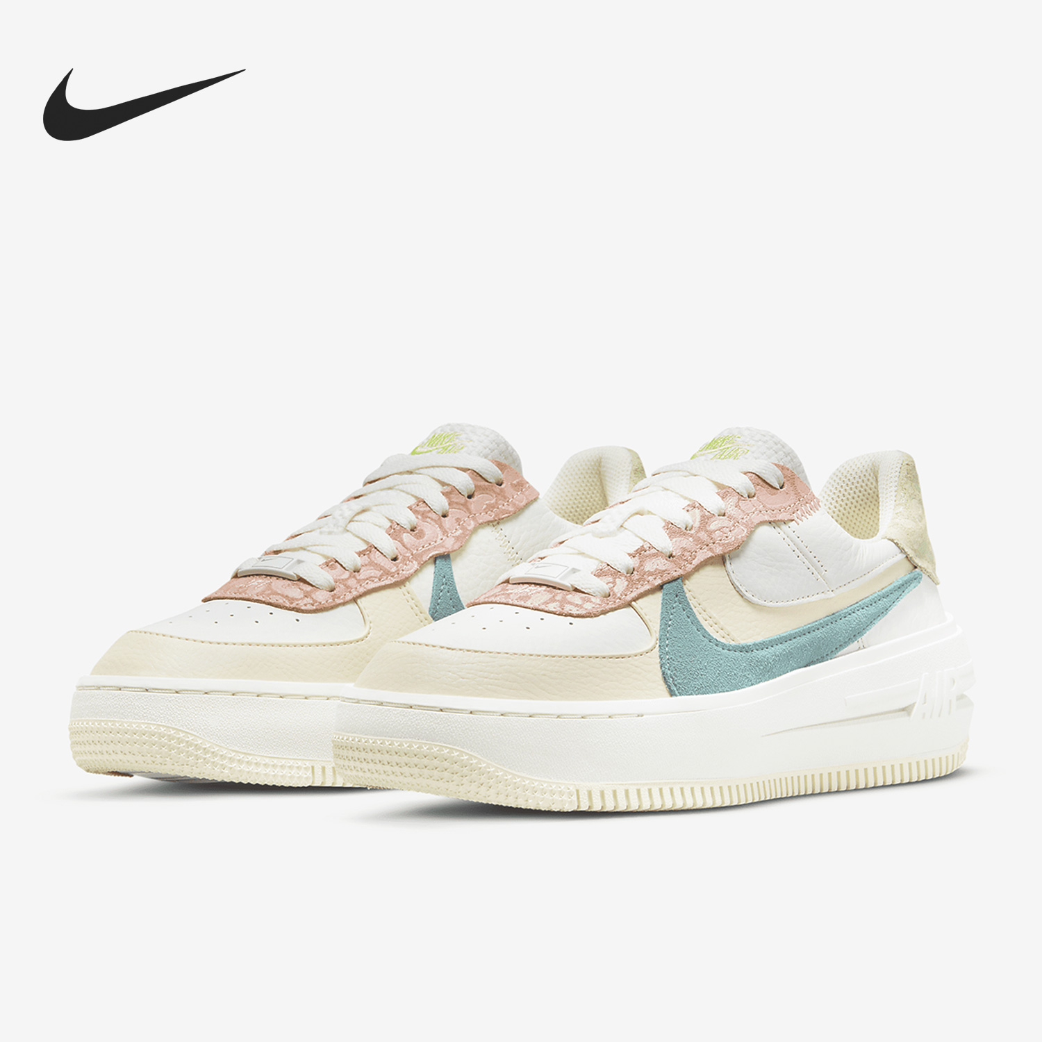 Nike/耐克正品AF1 Lo PLT.AF.ORM女子运动低帮板鞋DX2671-100