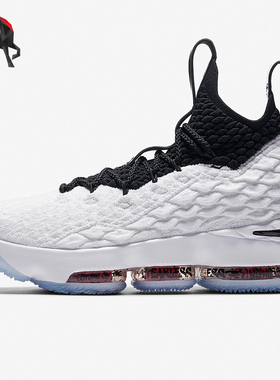 Nike/耐克正品LeBron 15 GS女子大童缓震篮球鞋AQ6176-100