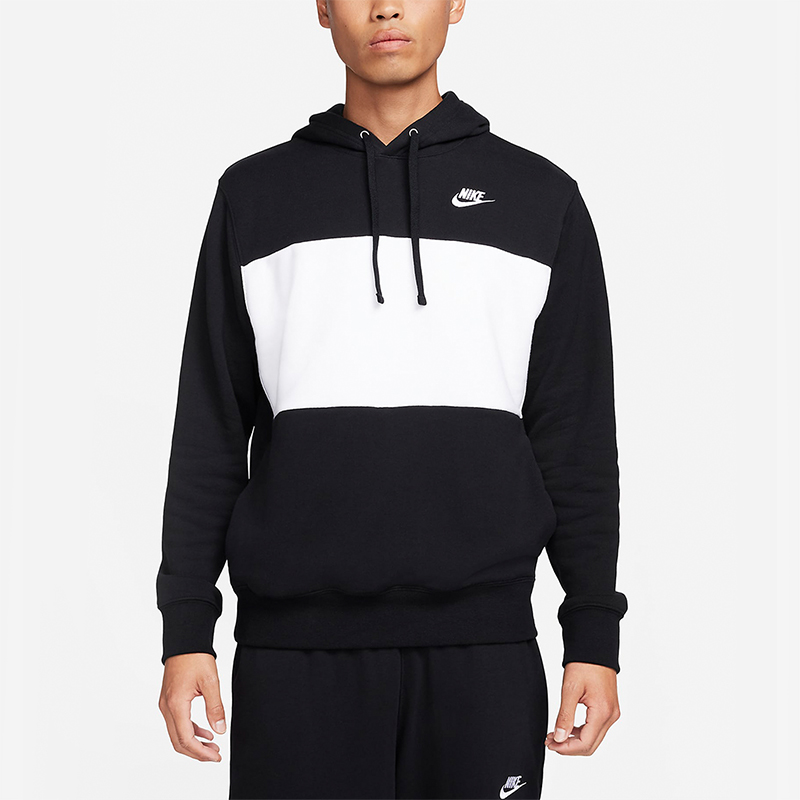 Nike/耐克正品新款男士毛圈拼接休闲运动长袖卫衣FB7416-010
