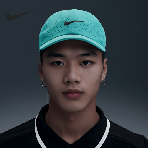 Nike/耐克正品运动男女同款透气吸汗训练经典鸭舌帽FB5598-345