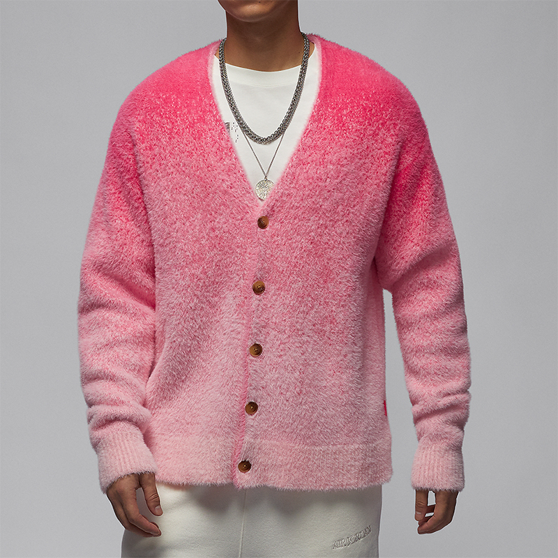 Nike/耐克正品JORDAN男士针织线衣渐变开衫外套FV7427-629