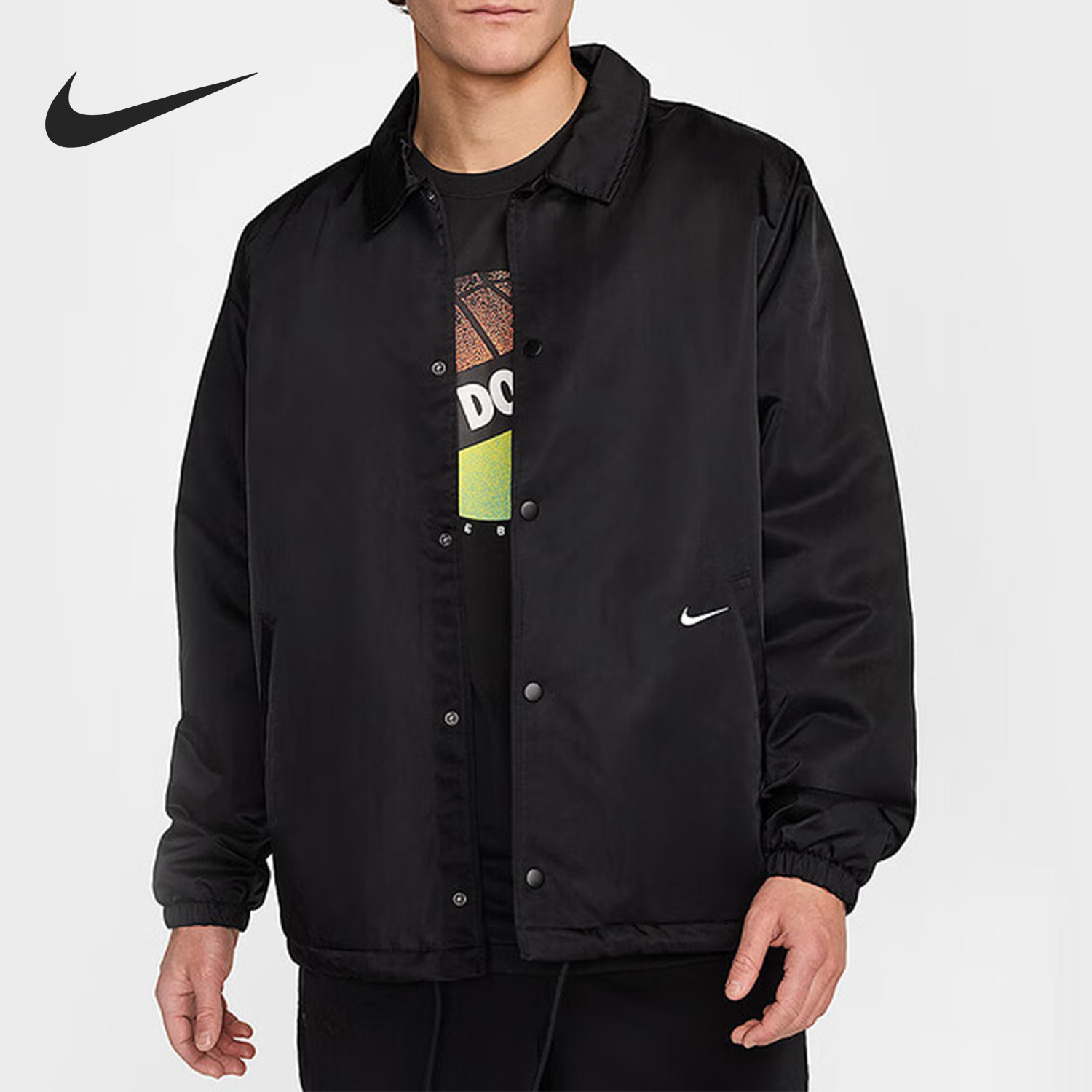 Nike/耐克官方正品Therma-FIT 男士拒水保暖教练夹克HJ3876-010