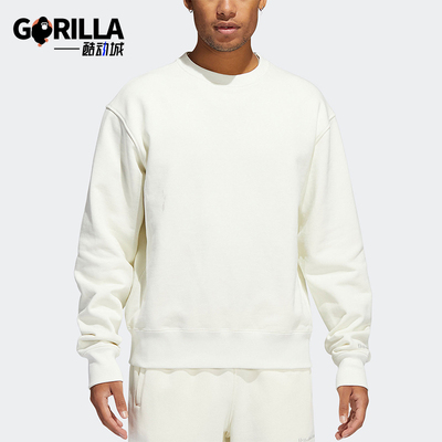 阿迪达斯男女简约舒适圆领卫衣