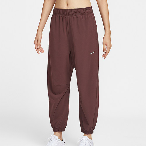 Nike/耐克正品2025女士简约拒水高腰运动梭织束脚裤IH8612-652