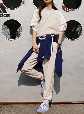 Adidas/阿迪达斯正品TRACKSUIT男女针织耐穿休闲套装JZ0107
